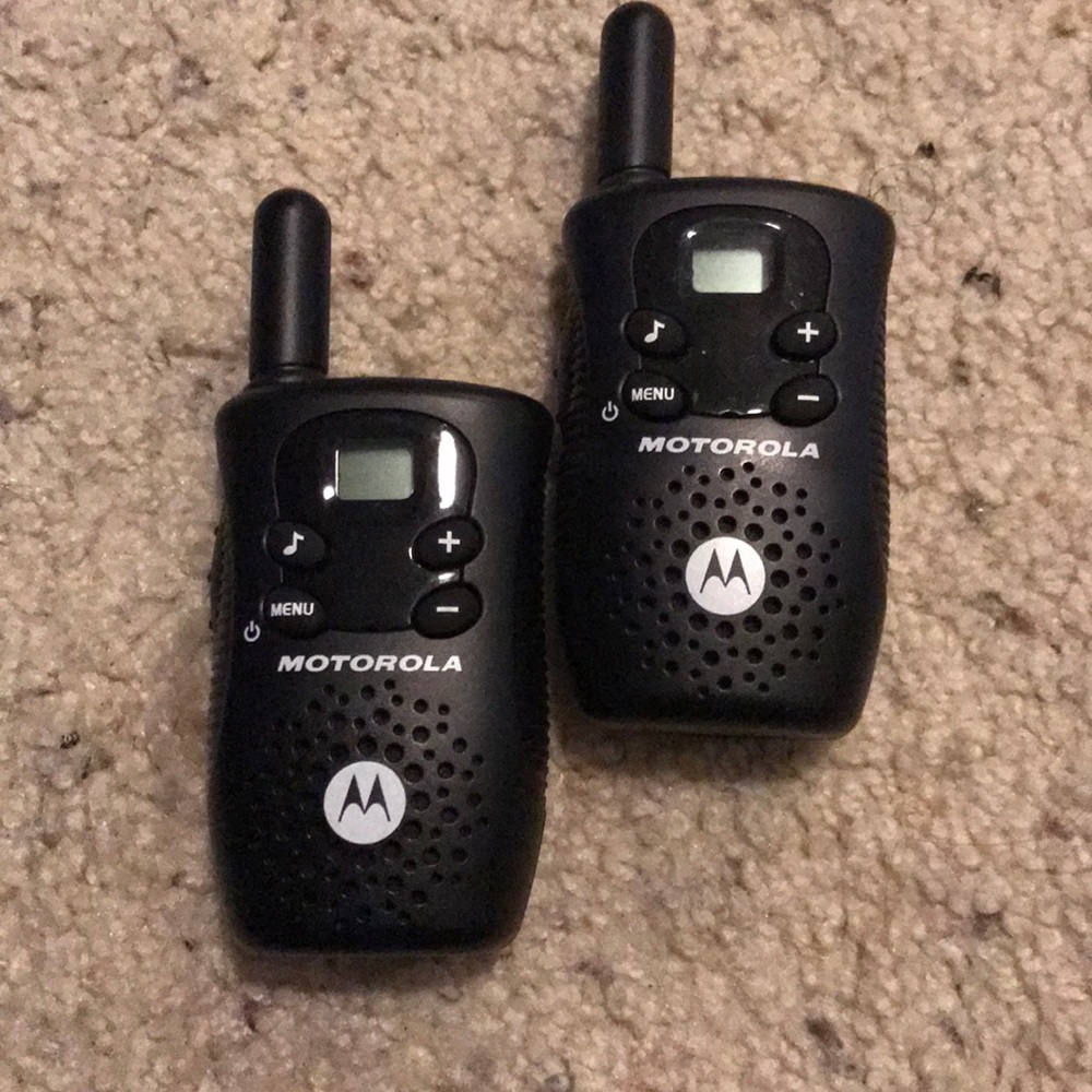 walkie talkies